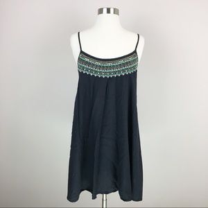 American Eagle Beaded Flowy Shift Dress Size M